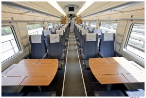 Mesas del tren AVE
