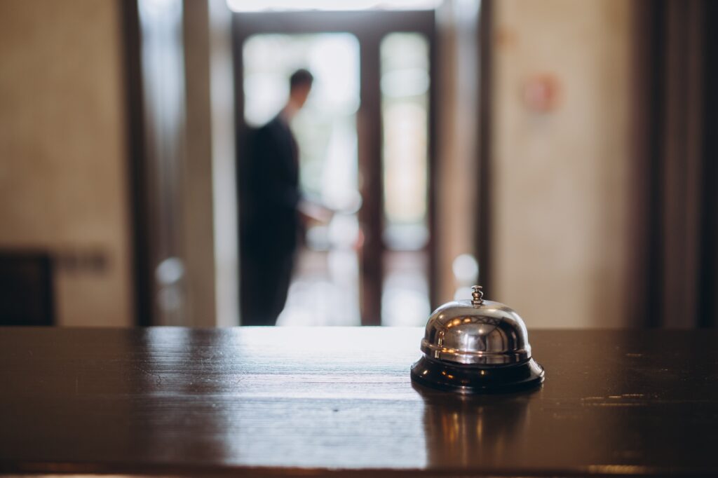 Recepción de hotel